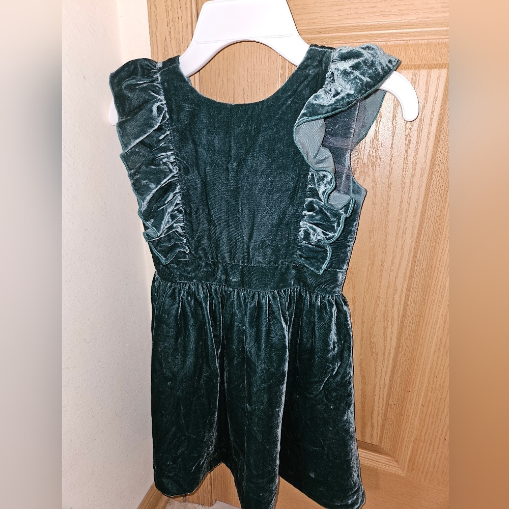 Crewcuts Green Holiday Dress